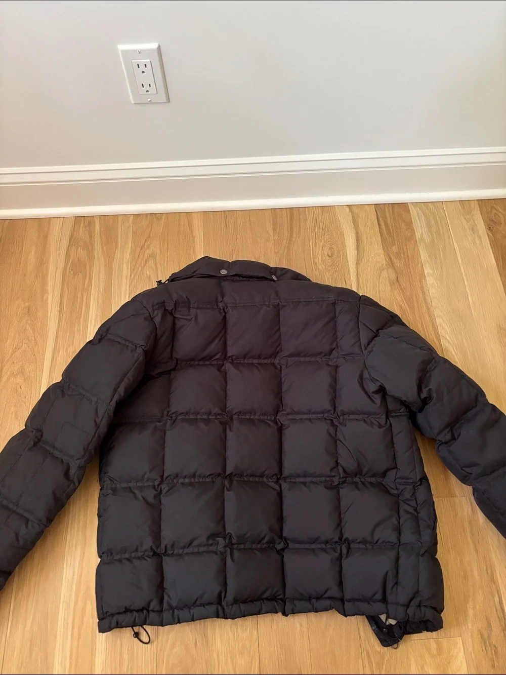 Black J.Crew Expedition Down compact weave puffer jacket size Small
